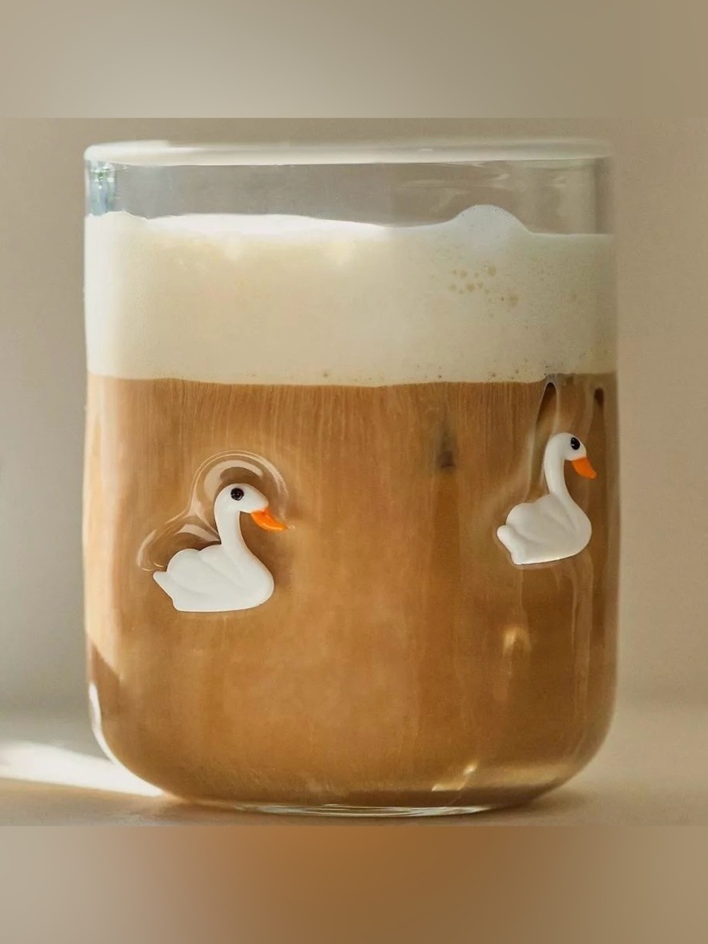 ANTHROPOLOGIE Icon Swan Glass